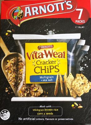 Vita Weat cracker chips front packaging