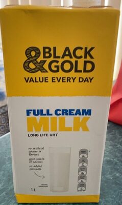 Australian Full Cream Milk front packaging