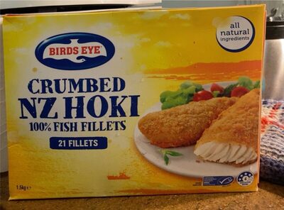 Crumbed nz hoki front packaging