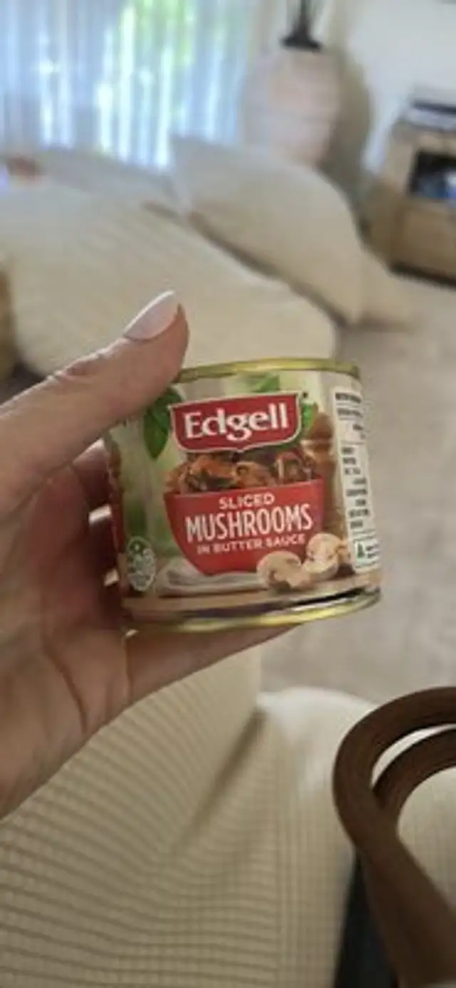 SLICED MUSHROOMS IN BUTTER SAUCE nutrition facts table