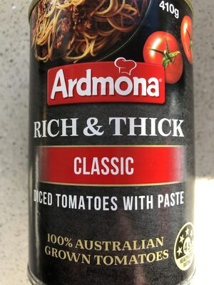 Diced tomatoes with paste