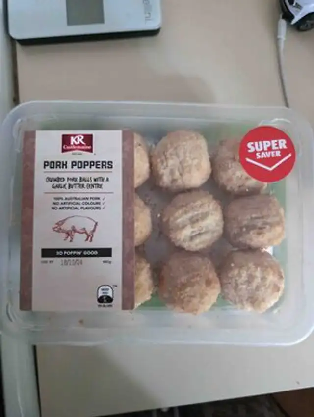 Pork Poppers front packaging