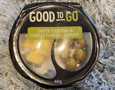 Tasty cheese and chilli garlic olives