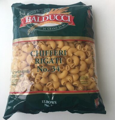 Balducci elbows no. 34 Chifferi Rigati No. 34 500g