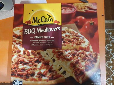 BBQ meatlovers family pizza