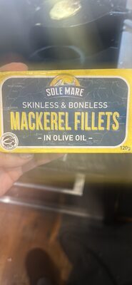 Skinless & Boneless Mackerel Fillets in Olive Oil