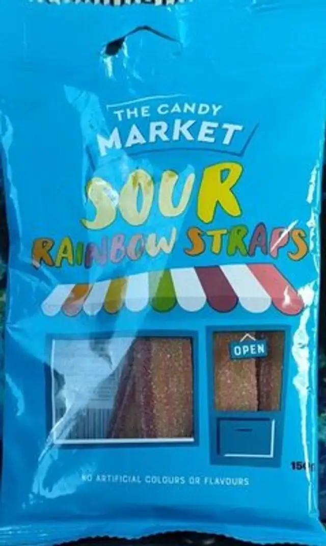 Sour rainbow straps