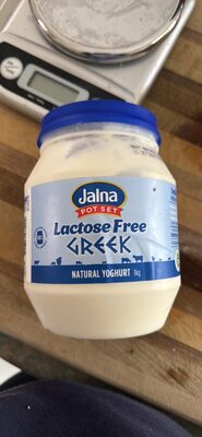 Lactose Free Greek Natural Yoghurt
