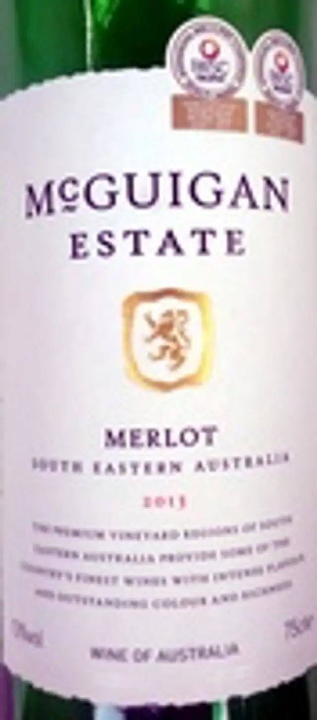 Mc Guigan Estate Merlot 2013