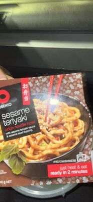 sesame teriyaki udon noodle bowl