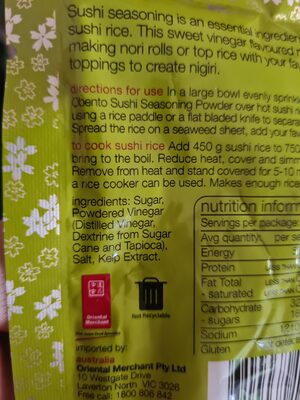 Unknown front packaging