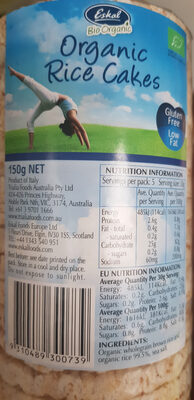 bio organic rice cakes