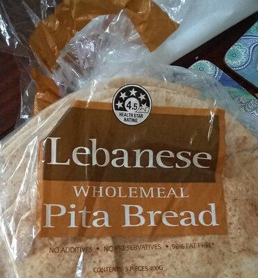 Lebanese wholemeal Pita Bread