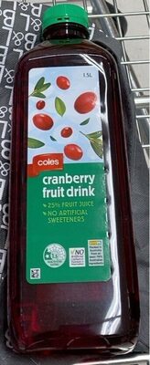 Cranberry fruit drink