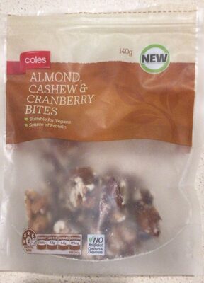 Almond, Cashew and Cranberry bites