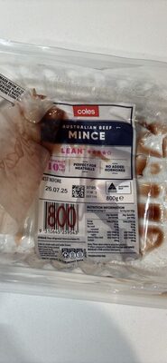 AUSTRALIAN BEEF MINCE LEAN