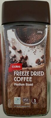 Coles Freeze Dried Coffee Medium Roast