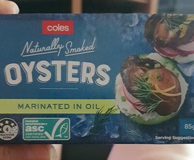 Naturally Smoked Oysters