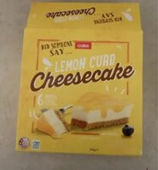 Lemon curd cheesecake