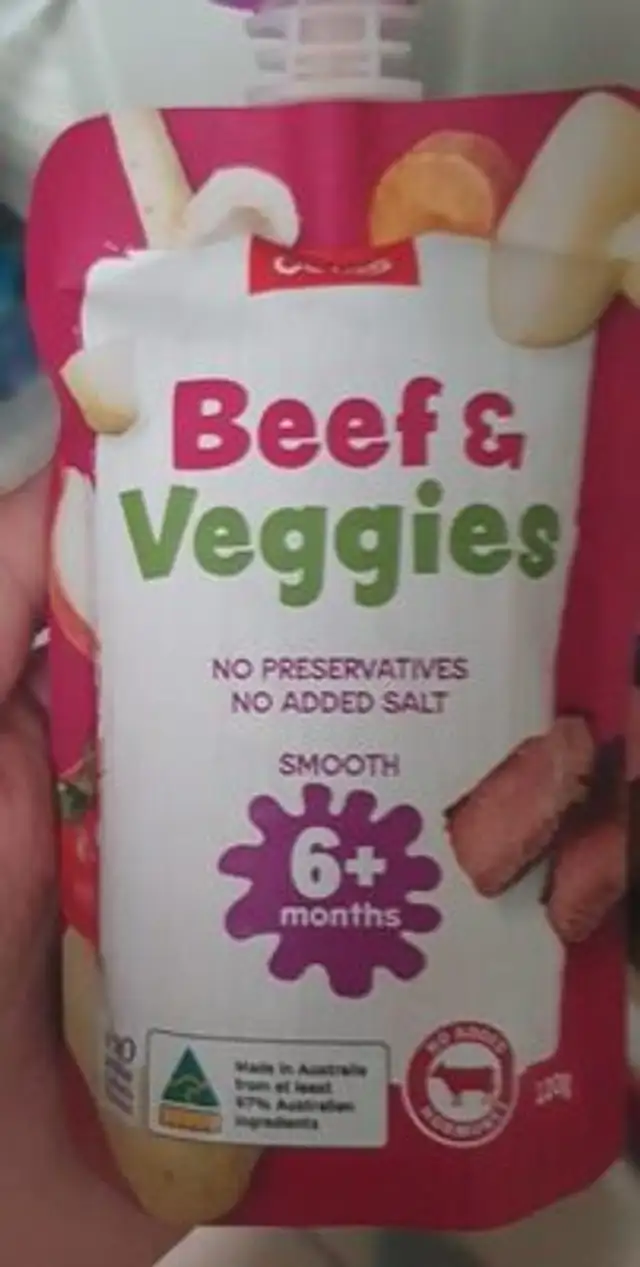 Beef and veggies