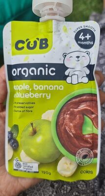 Apple banana n blueberry front packaging