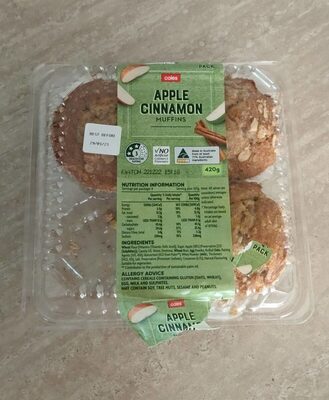 Apple Cinnamon Muffins front packaging