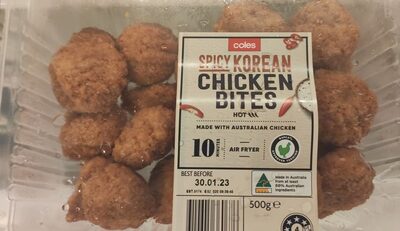 Spicy Korean chicken bites
