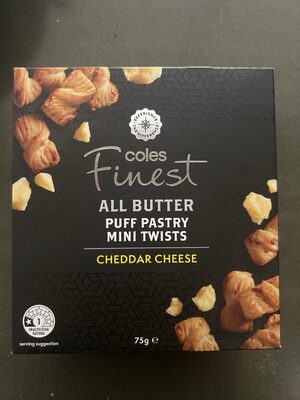 All Butter Puff Pastry Mini Twists Cheddar Cheese