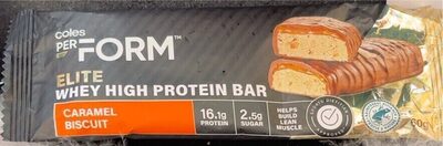 Elite Whey High Protein Bar - Caramel Biscuit