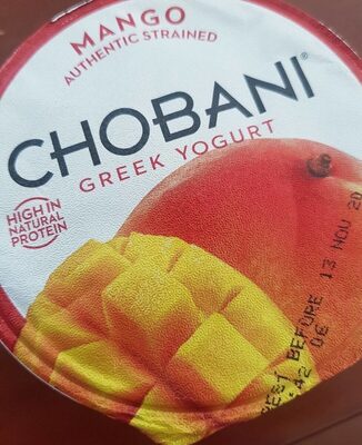chobani mango greek yogurt