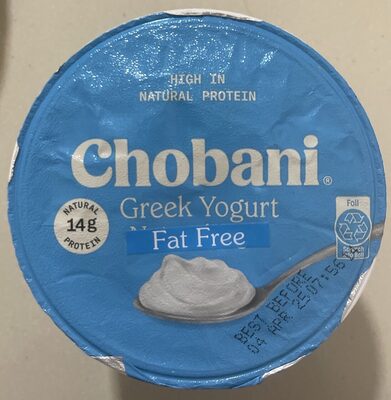 Plain Greek Yogurt Fat Free