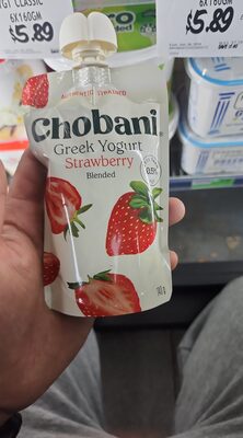 Greek Yogurt Strawberry Blended