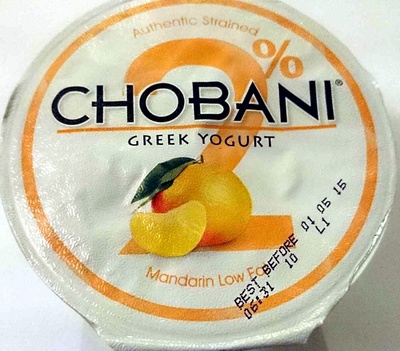 Chobani Greek Yogurt - Mandarin Low Fat