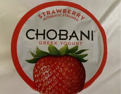 Strawberry authentic strained front packaging