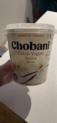Greek Yogurt Vanilla Blended