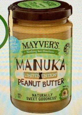 Mayvers peanut butter manuka honey