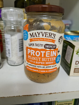 Protein peanut butter front packaging