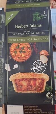 Gourmet Vegetable Korma Curry front packaging