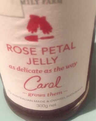 Rose petal jelly
