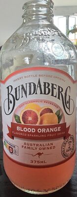 Blood Orange Flavored Sparkling Fruit Drink