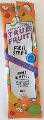 GOGO Apple fruit strips front packaging
