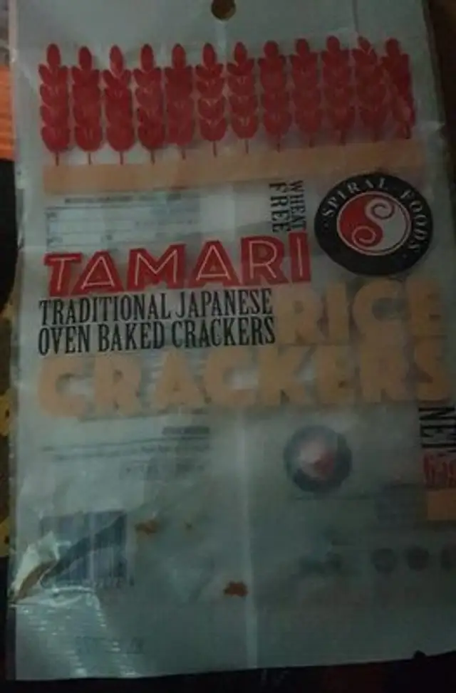 Tamari traditional Japanese oven baked crackers