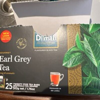 Earl Grey Tea front packaging