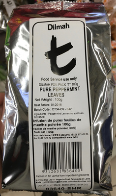 Pure peppermint leaves