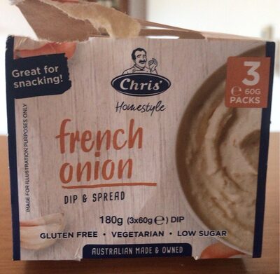 chris’s homestyle french onion dip