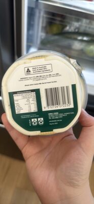 tzatziki dip nutrition facts table