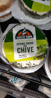Cream cheese spring onion and chive front packaging