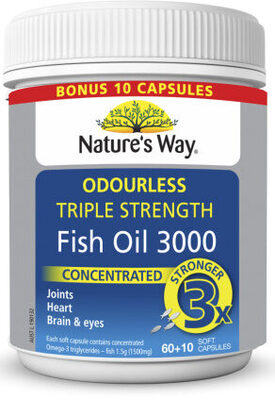 Nature's Way Advanced Omega Triple Strength Fish Oil