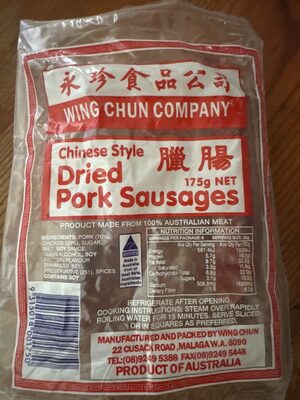 Dried pork sausages