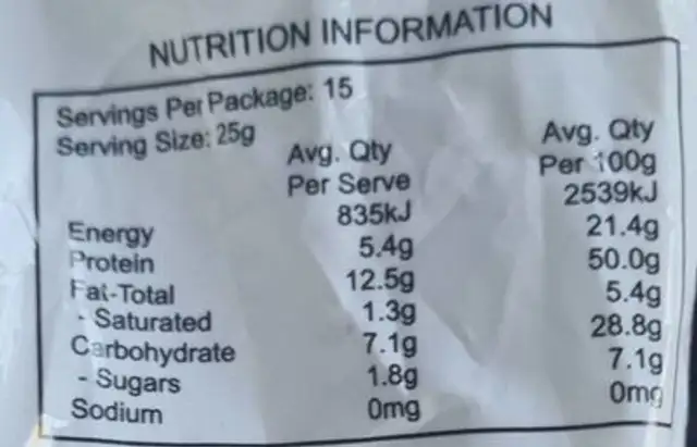 Pistachios roasted and unsalted nutrition facts table